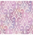 seamless with vintage watercolor pattern vector image