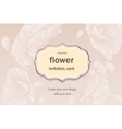 invitation greeting card in pastel colors vector image