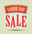 labor day sale vector image vector image