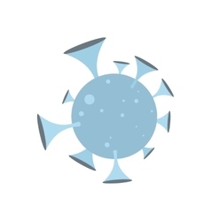Virus flat icon Royalty Free Vector Image - VectorStock