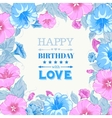 happy birthday card vector image vector image