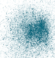 blue light ink paint splatter on white background vector image