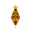 ethnic sim mask symbol tribal culture indian vector image vector image
