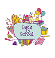back to school set vector image vector image