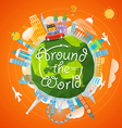 vacation travelling concept travel vector image vector image