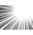 comic book motion effect manga anime action frame vector image vector image