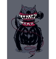music poster template for rock concert dog vector image vector image
