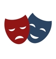 theater masks vector image