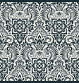 damask seamless pattern vector image