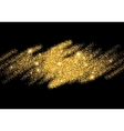 gold glitter sparkles bright confetti background vector image vector image