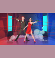 secret special agents spy couple vector image