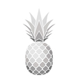 pineapple silver icon vector image