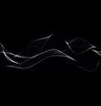 a wave of dynamic particles flows through vector image vector image