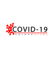coronavirus 2019-ncov infographic icon corona vector image vector image