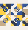 retro geometric abstract background vector image vector image