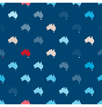 seamless background with continents vector image
