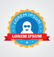 offender vintage badge label icon vector image