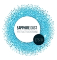 turquoise dots vector image