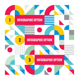 abstract business infographic template vector image