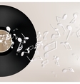 abstract musical background vector image
