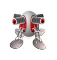 plastic robot vector image