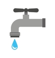 water tap isolated icon vector image