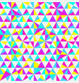 abstract geometric pattern neon colors vector image vector image