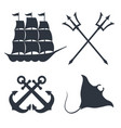 maritime topic vector image