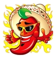 Habanero pepper cartoon Royalty Free Vector Image