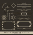 vintage frame border vector image