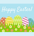 happy easter greeting card vector image