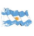 grange flag of argentina vector image vector image