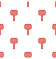 seamless pattern of pet grooming brush vector image