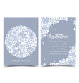 summer floral decorations vector image