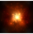 beautiful golden lights background with many vector image vector image