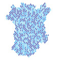 chechnya map population people vector image