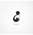 hand icon vector image