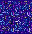 abstract geometric pattern neon colors vector image vector image