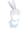 baby rabbit animal clipart for kids vector image vector image