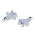 isometric lockheed martin f-35 lightning ii vector image vector image