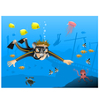 scubadivers vector image vector image