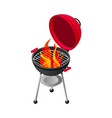 grill isometric icon vector image