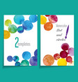 template vector image vector image
