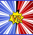 comic versus background vector image