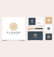 minimalist elegant flower rose luxury beauty vector image vector image
