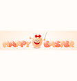 easter banner template vector image