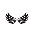 wing icon design template isolated vector image