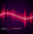 equalizer yellow vector image vector image