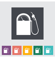icon gas station vector image