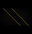 black and gold luxury shape background vector image vector image